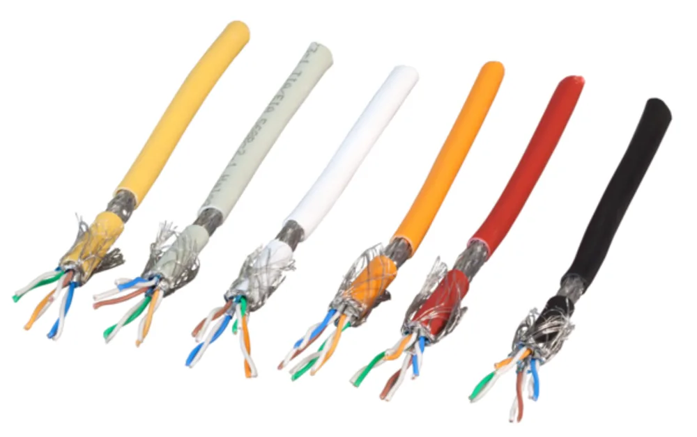 Patchkabel Rohkabel Cat.7, S/FTP, LSZH, gelb, 100m, Ring - 1 VPE = 3 Stï¿½ck van EFB Elektronik – productfoto