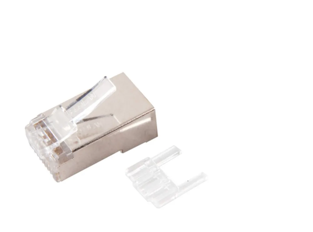 RJ45 Stecker + Zubehör RJ45 Stecker STP, Cat.6, - 1 VPE = 10 Stï¿½ck by EFB Elektronik – product photo