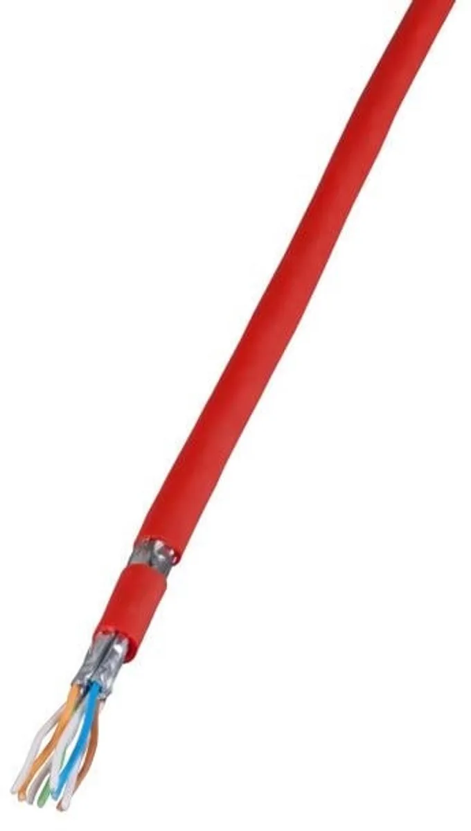 S/FTP CAT7 netwerkkabel soepel 100M 100% koper - Netwerkkabel - Computerkabel - Kabel by EFB Elektronik in Red – product photo