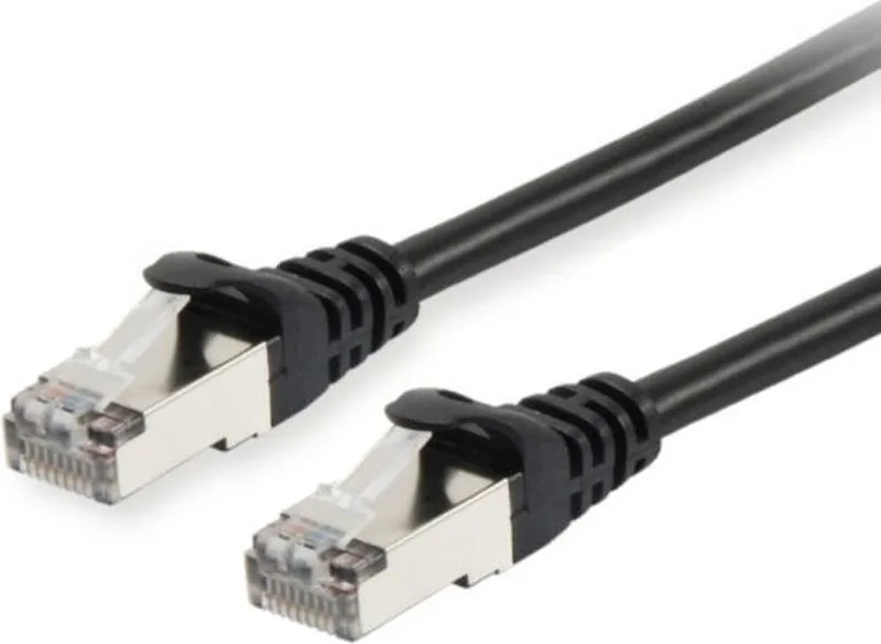 CAT6 sFTP kabel 0.5 meter från Equip i Svart – produktbild
