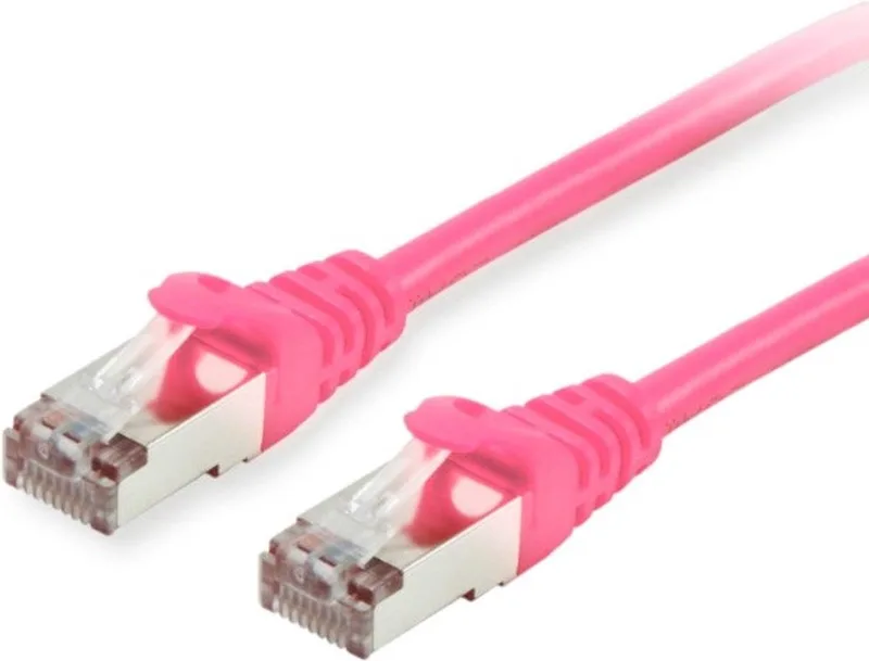 CAT6 sFTP kabel 1 meter från Equip i Rosa – produktbild