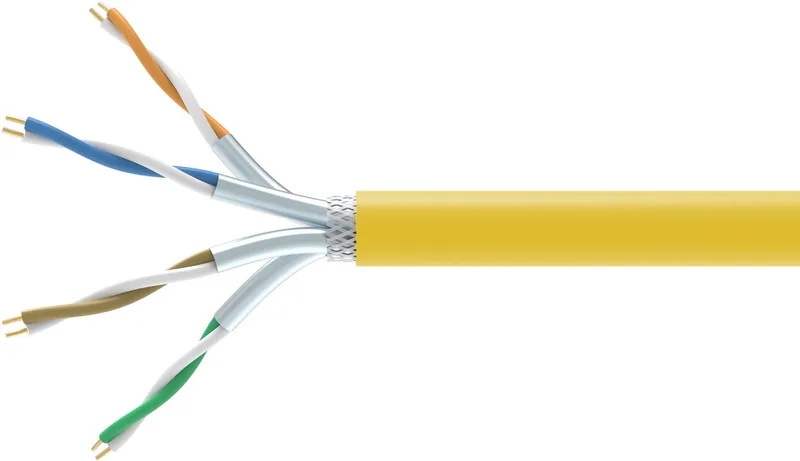 Equip 404563 netwerkkabel 1000 m Cat7a S/FTP (S-STP) by Equip in Yellow – product photo