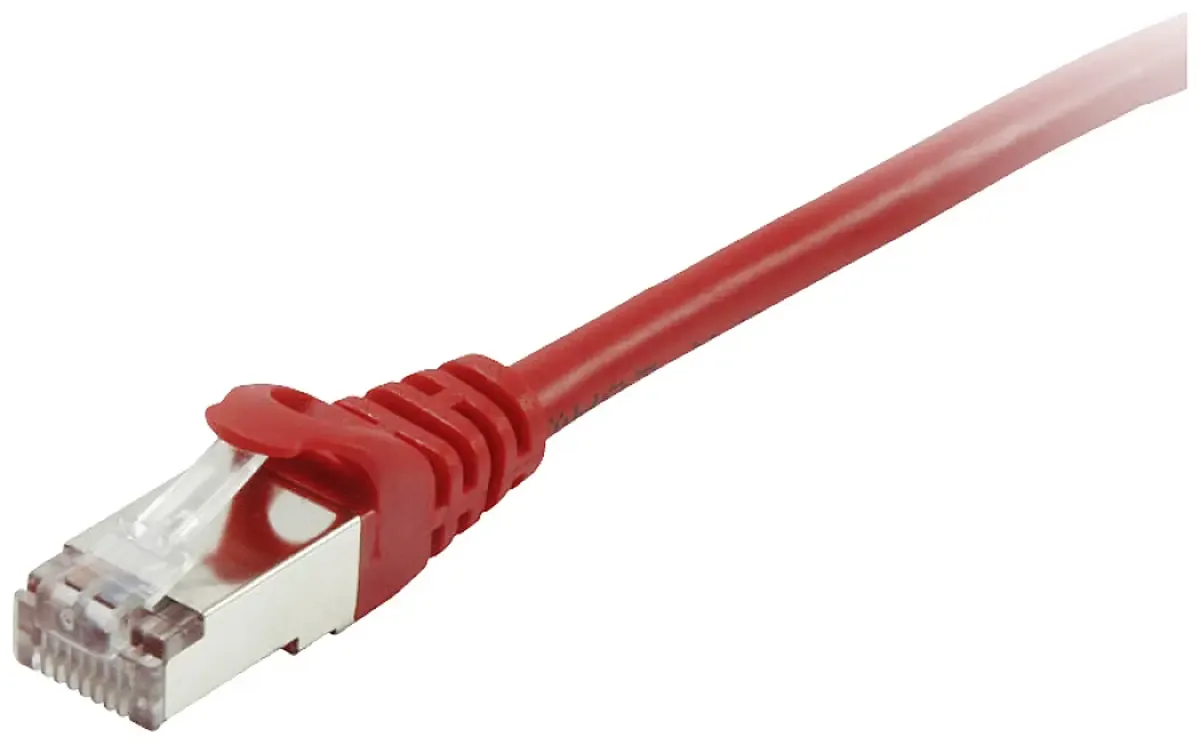 Equip 605524 RJ45 Netwerkkabel, patchkabel CAT 6 S/FTP 5.00 m Vergulde steekcontacten 1 stuk(s) by Equip in Red – product photo