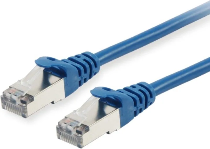 Equip 605532 RJ45 Netwerkkabel, patchkabel CAT 6 S/FTP 3.00 m Vergulde steekcontacten 1 stuk(s) från Equip i Blå – produktbild