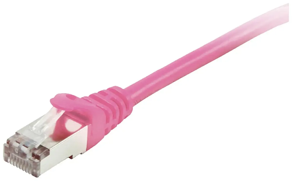 Equip 605585 RJ45 netværkskabel, patchkabel CAT 6 S/FTP 7.50 m forgyldte stik 1 stk. fra Equip i Lyserød – produktbillede