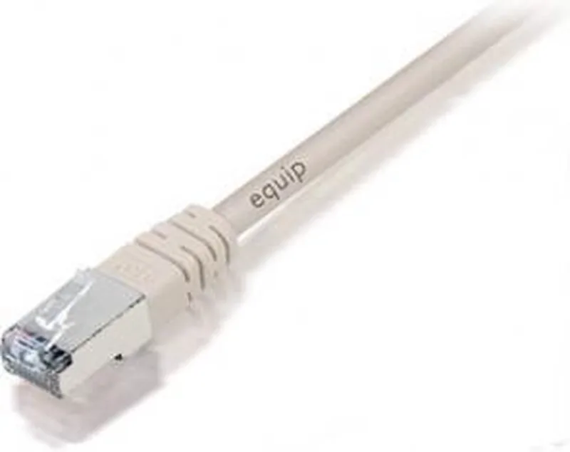 Equip 605606 Patch cable Cat.6A, S/FTP (PIMF) LSOH, grey, 10m van Equip in Grijs – productfoto