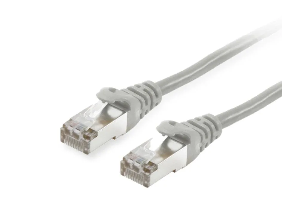 Patchkabel Cat6A S/FTP 2xRJ45 25.00m grau LSZH Polybeutel de Equip – photo produit