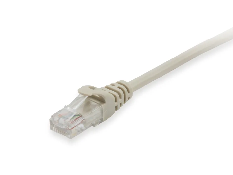 Patchkabel Cat6A U/UTP 2xRJ45 1.50m beige LSZH Polybeutel by Equip – product photo