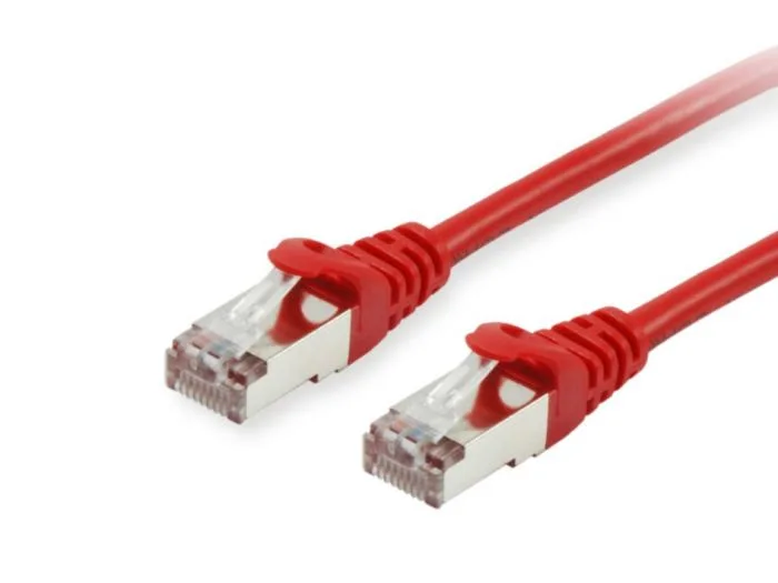 Patchkabel Cat6A S/FTP 2xRJ45 25.00m rot LSZH Polybeutel van Equip – productfoto