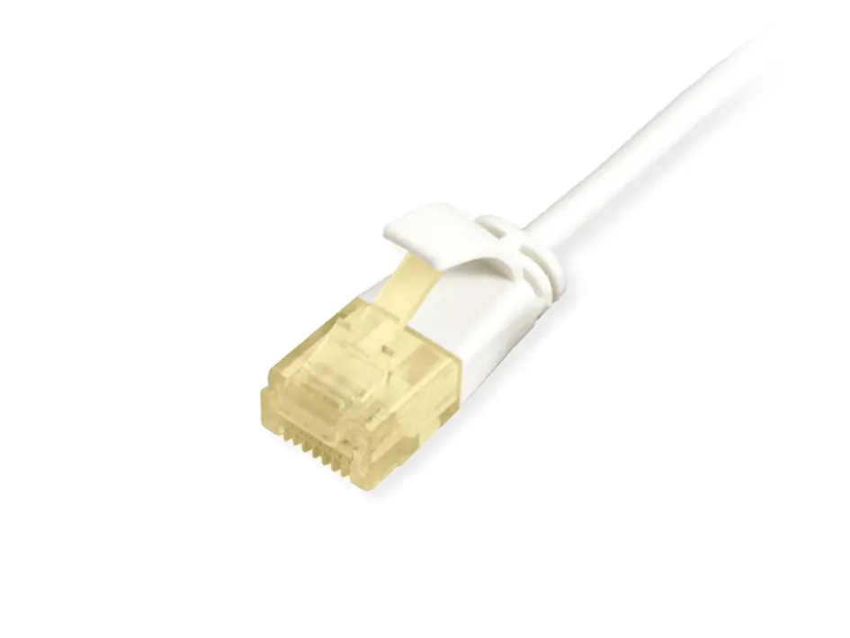 Patchkabel Cat6A SlimFlex U/UTP 1.50m weiß LSZH 2xRJ45 Polybeutel van Equip – productfoto