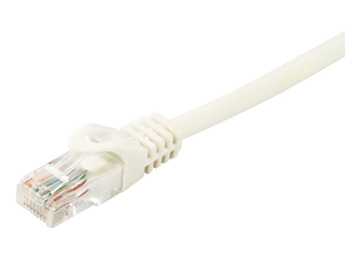 Patchkabel Cat6A U/UTP 2xRJ45 1.50m weiß LSZH Polybeutel by Equip – product photo