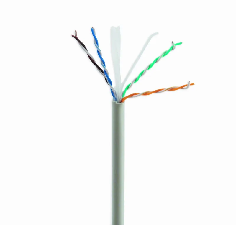 300.mt - Cat6- Hoogwaardige netwerkkabel (vol koper) fra Gembird i Grå – produktbillede