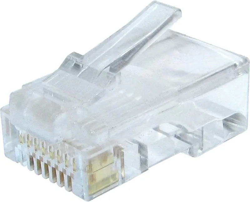 Category 6 UTP RJ45 Connector GEMBIRD LC-8P8C-002 by Gembird in Transparent – product photo