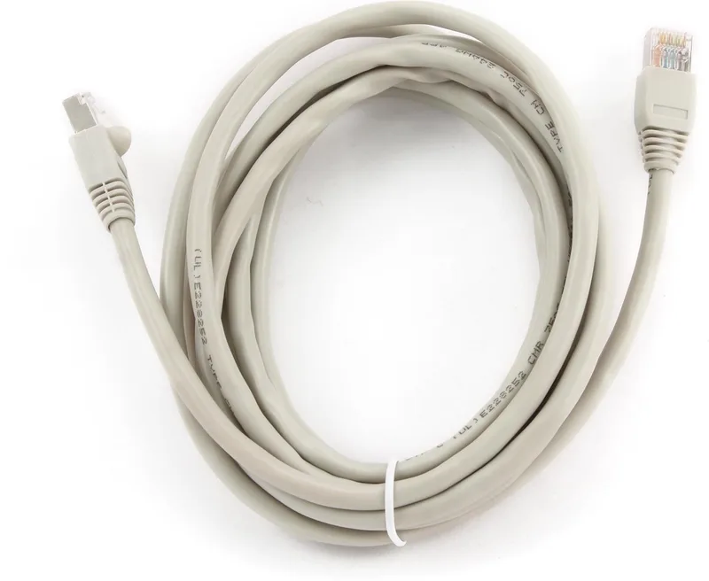FTP Cat6 LSZH patchkabel, 3 m, grijs från Gembird i Vit – produktbild