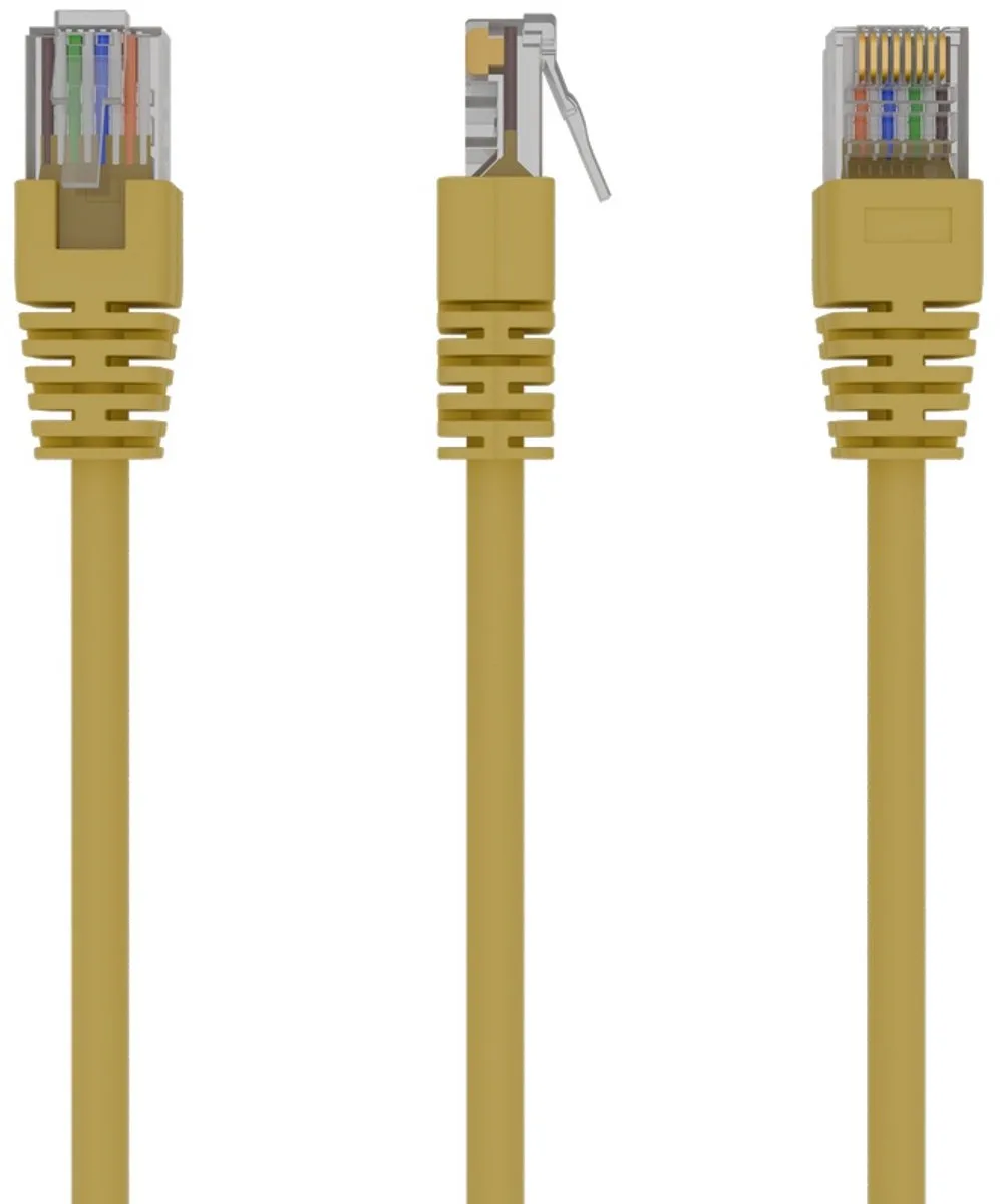 UTP Cat5E patchkabel geel 1.5 meter fra Gembird i Gul – produktbillede