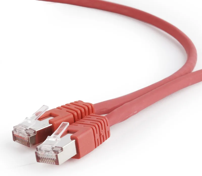 S/FTP Cat6A patchkabel LSZH, 1.5 m de Gembird en Rouge – photo produit