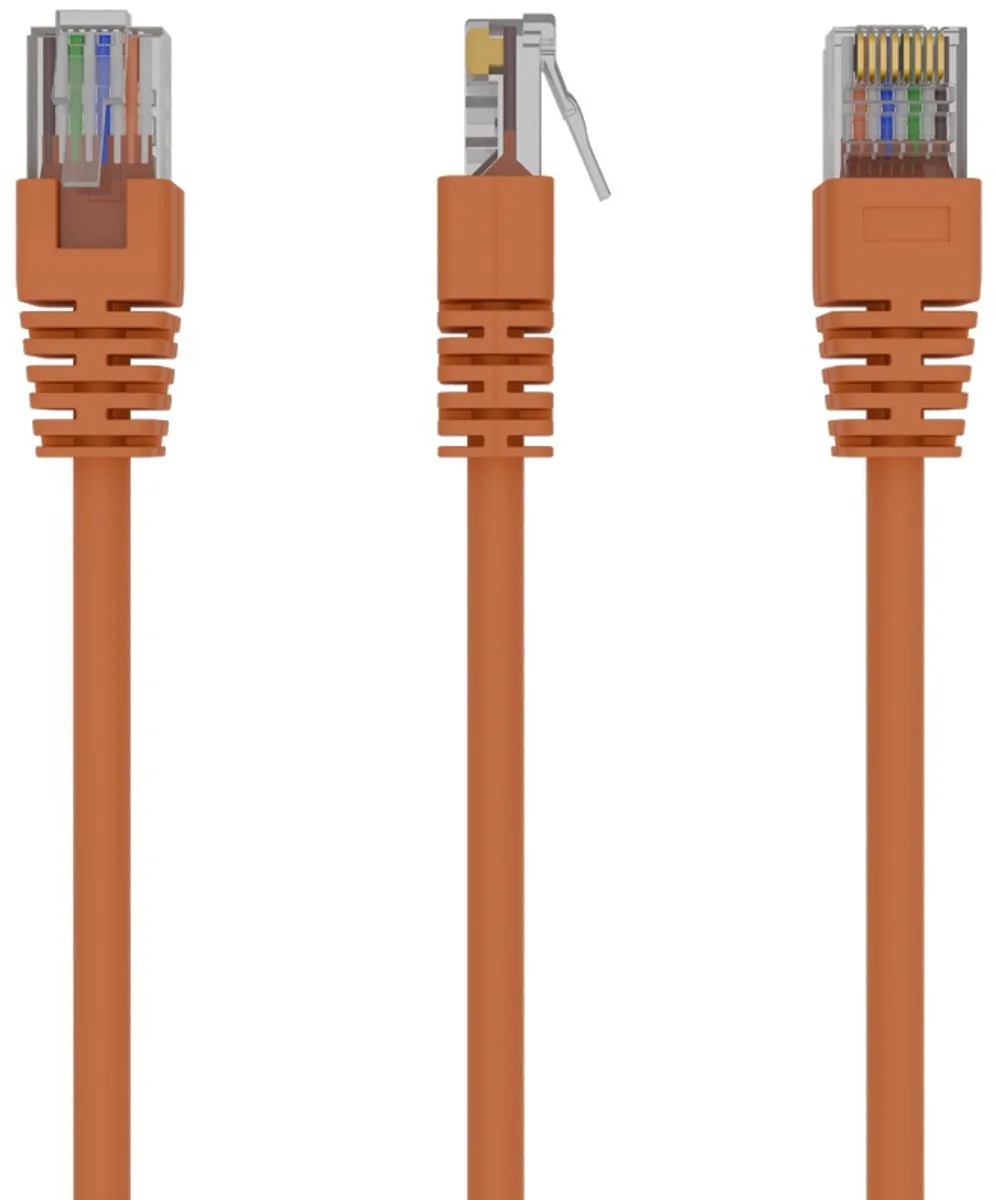 Utp 25 Cm Cat5-netværkskabel fra Gembird i Orange – produktbillede