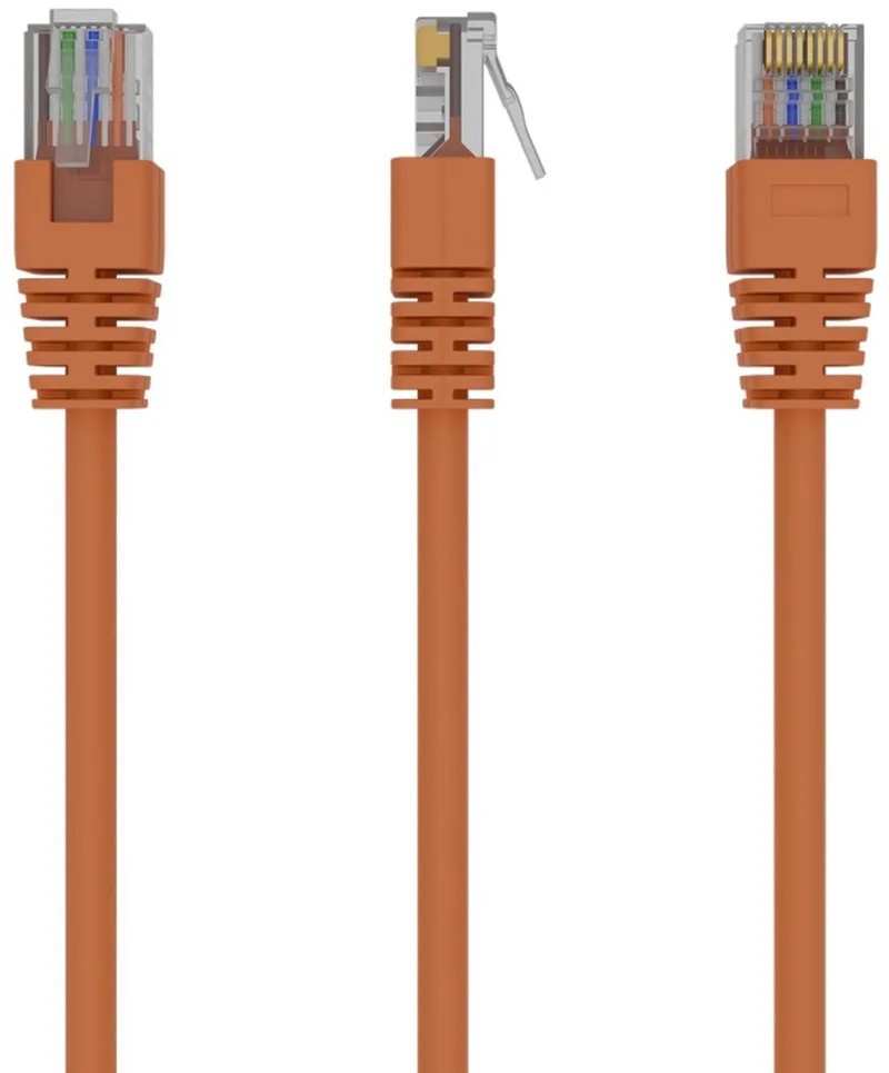 UTP Cat5E patchkabel, 0.5 m de Gembird en Orange – photo produit