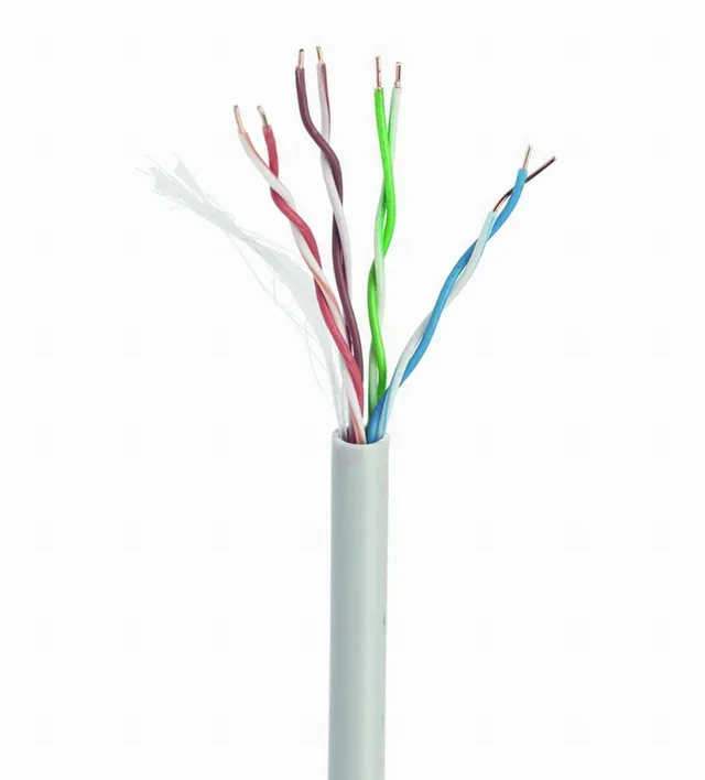 UTP Cat7 Lan-kabel, stug, 305 meter