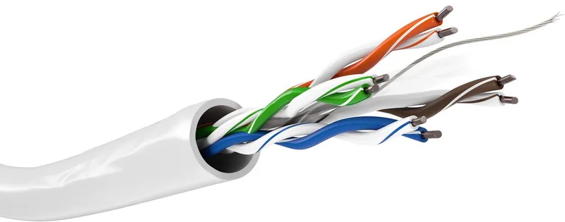 CAT 6 netwerkkabel U/UTP PVC 305 m, massieve CCA-geleider AWG 23/1 by Goobay in White – product photo