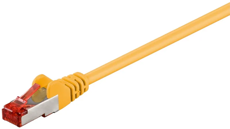 CAT 6 Patch Cable, S/FTP (PiMF), yellow 1.5 m från Goobay i Gul – produktbild