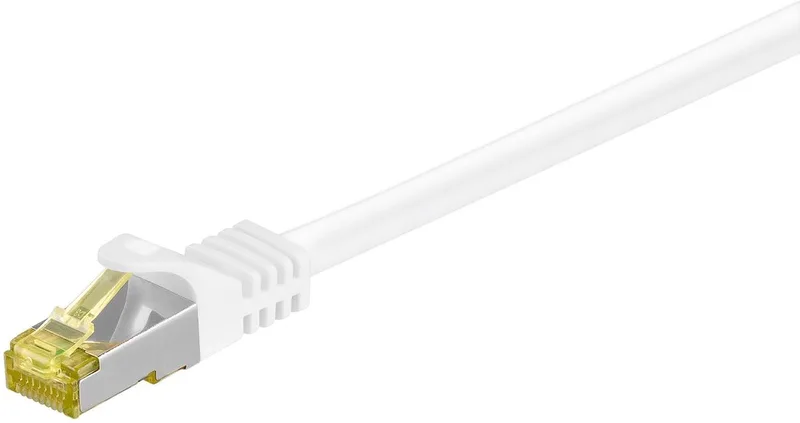 CAT 7 Ethernet Kabel, Dubbel Afgeschermd, 3m, Wit by Goobay – product photo