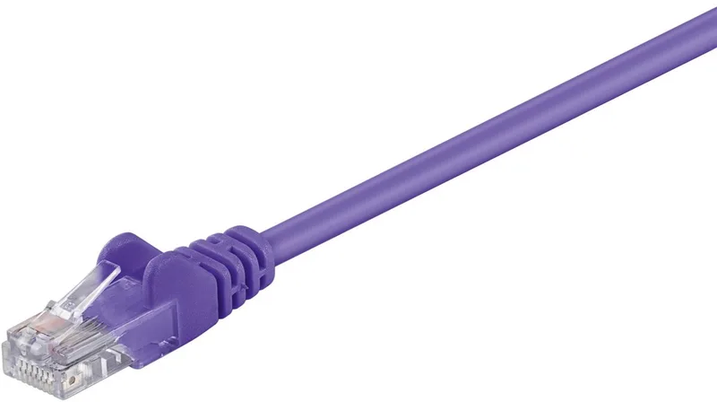 CAT5E Netwerkkabel - RJ45 - 0.25 m by Goobay in Purple – product photo