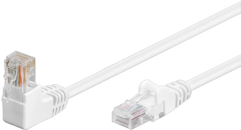 CAT5E Netwerkkabel - RJ45 - 1 m van Goobay in Wit – productfoto