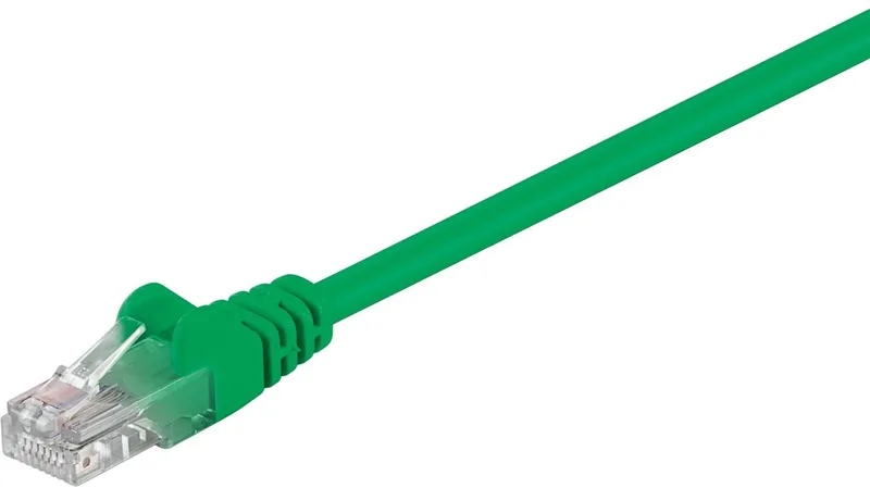 CAT5E Netwerkkabel - RJ45 - 10 m de Goobay en Vert – photo produit