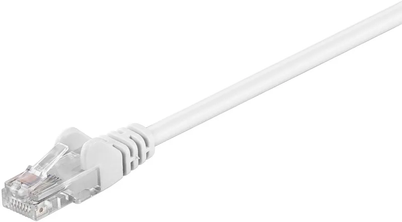 CAT5E Netwerkkabel - RJ45 - 10 m by Goobay in White – product photo