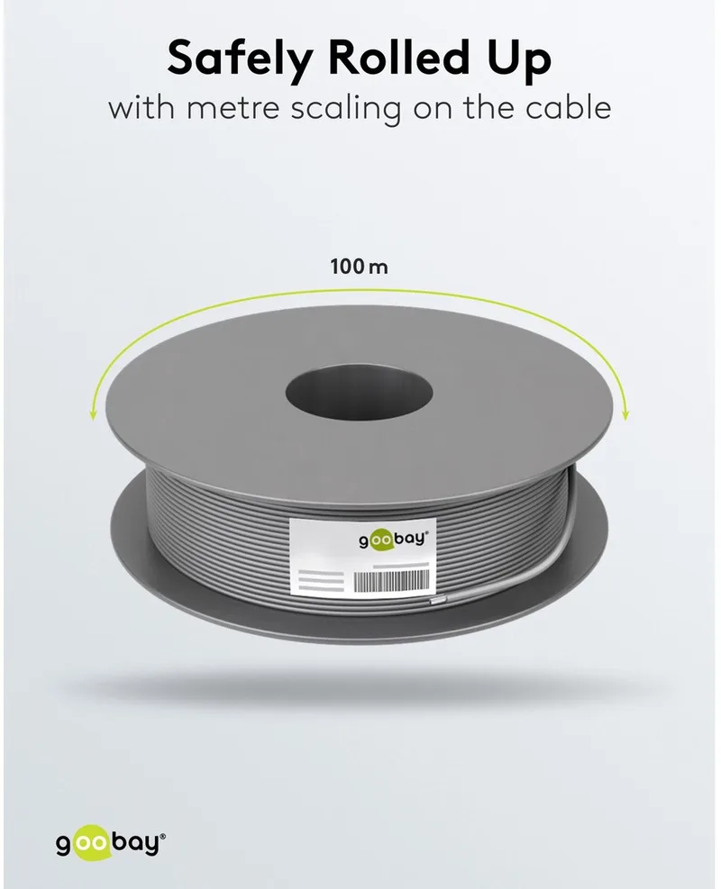 CAT5E Netwerkkabel - RJ45 - 15 m van Goobay in Oranje – productfoto