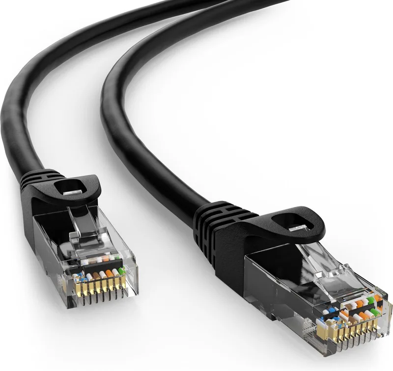 CAT5E Netwerkkabel - RJ45 - 20 m by Goobay in Black – product photo
