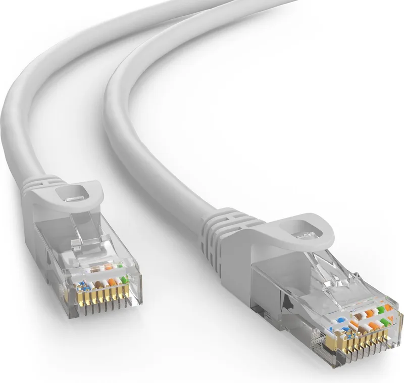 CAT5E Netwerkkabel - RJ45 - 25 m från Goobay i Grå – produktbild