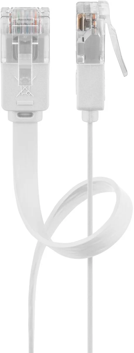 CAT5E Netwerkkabel - RJ45 - 7 m by Goobay in White – product photo