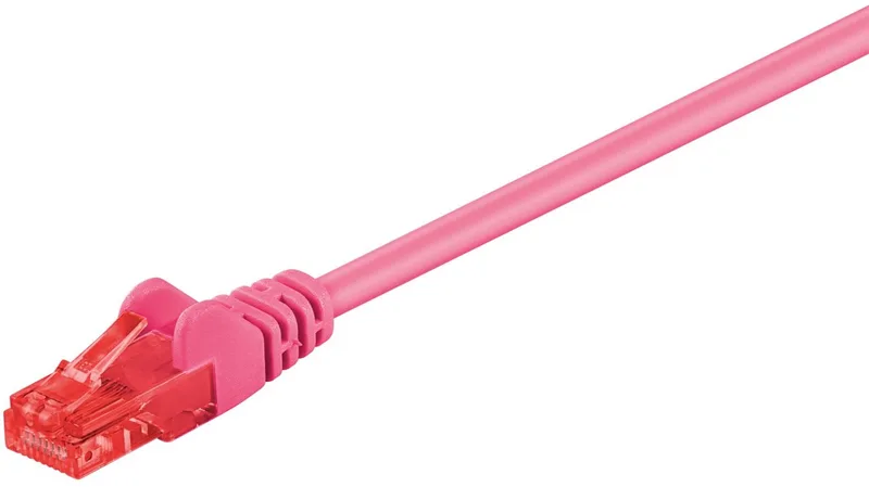 CAT6 Netwerkkabel - RJ45 - 1.5 m van Goobay in Roze – productfoto