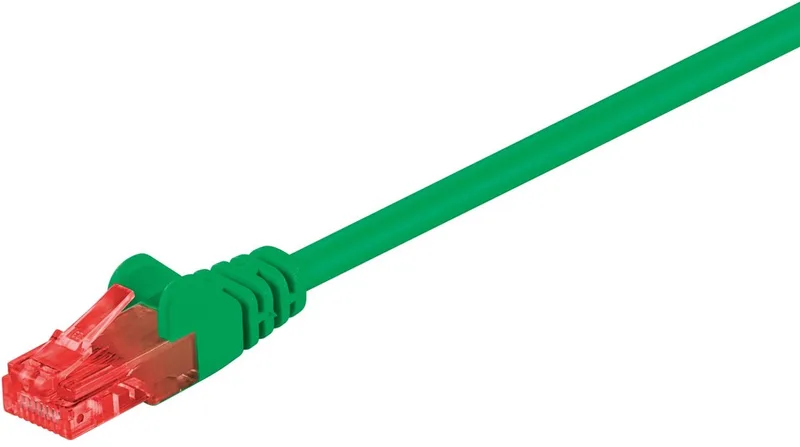 CAT6 Netwerkkabel - RJ45 - 1 m van Goobay in Groen – productfoto