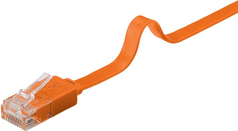 CAT6 Netwerkkabel - RJ45 - 1 m by Goobay in Orange – product photo