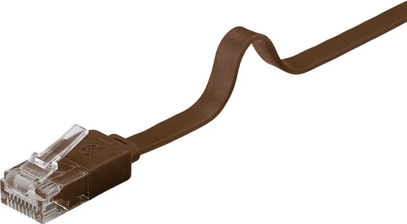 CAT6 Netwerkkabel - RJ45 - 10 m van Goobay in Bruin – productfoto