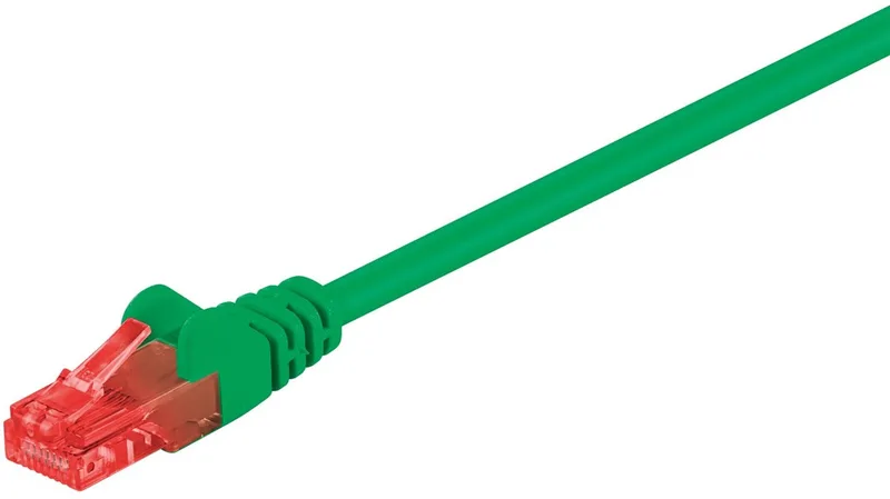 CAT6 Netwerkkabel - RJ45 - 2 m från Goobay i Grön – produktbild