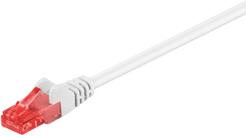 CAT6 Netwerkkabel - RJ45 - 3 m by Goobay in White – product photo