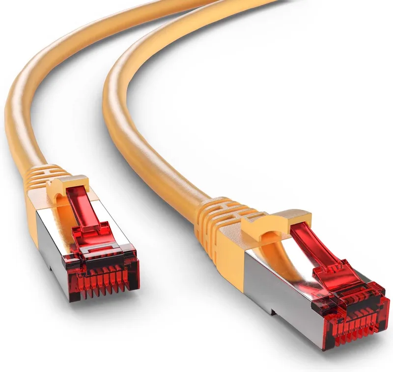 Geen 110682 - Cat 6 UTP-kabel - RJ45 - 0.5 m de Goobay en Jaune – photo produit