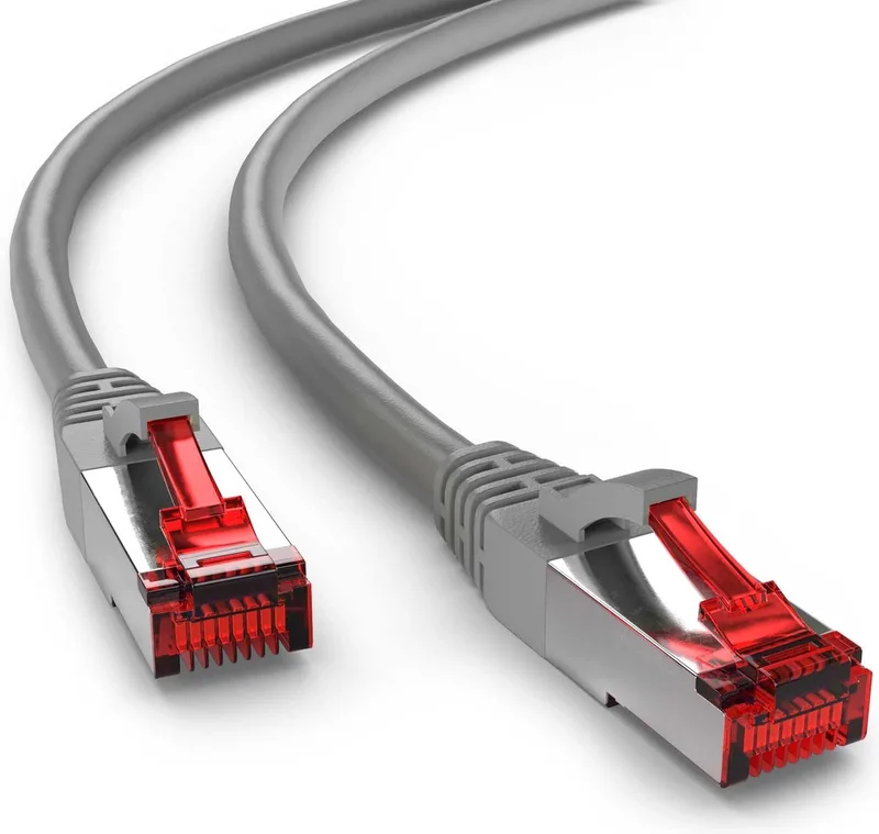 Geen 111090 - Cat 6 UTP-kabel - RJ45 - 0.25 m de Goobay en Gris – photo produit