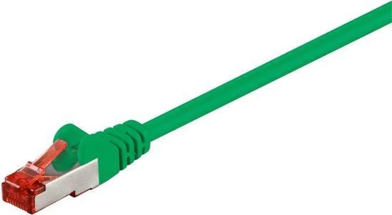 Wentronic 68289 - Cat 6 UTP-kabel - RJ45 - 1 m - 10 stuks von Goobay in Grün – Produktfoto