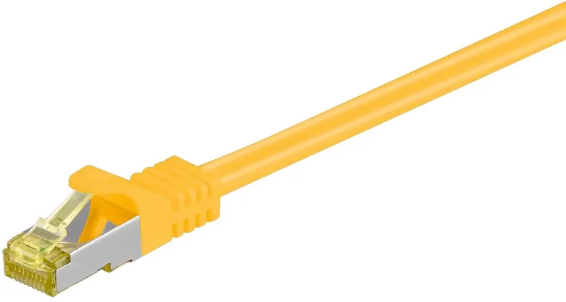 Wentronic 91584 - Cat 7 STP-kabel - RJ45 - 1 m de Goobay en Jaune – photo produit