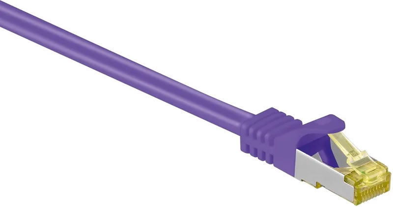 Wentronic 91609 - Cat 7 STP-kabel - RJ45 - 2 m von Goobay in Lila – Produktfoto
