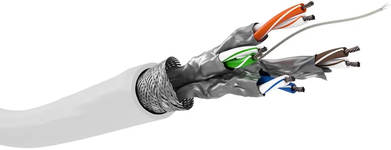 Wentronic 94217 - Cat 6 UTP-kabel - Zonder connector - 100 m från Goobay i Vit – produktbild