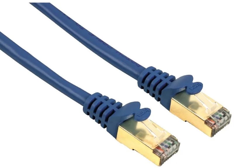 CAT5e netwerkkabel STP 3m afgeschermd by Hama in Blue – product photo