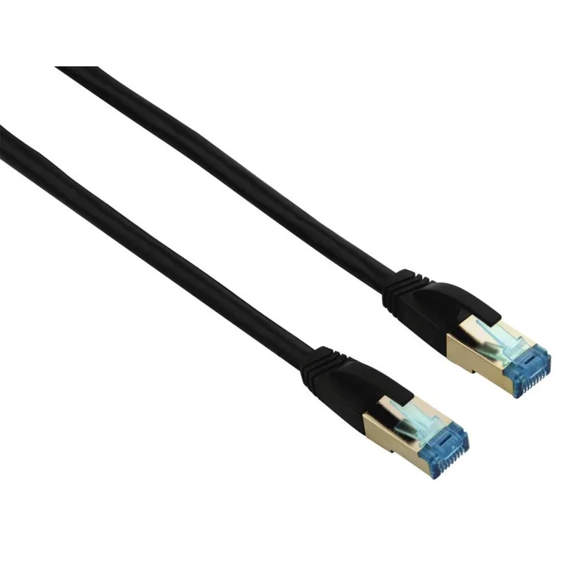 CAT6 netwerkkabel PiMF 15m afgeschermd grijs by Hama in Black – product photo