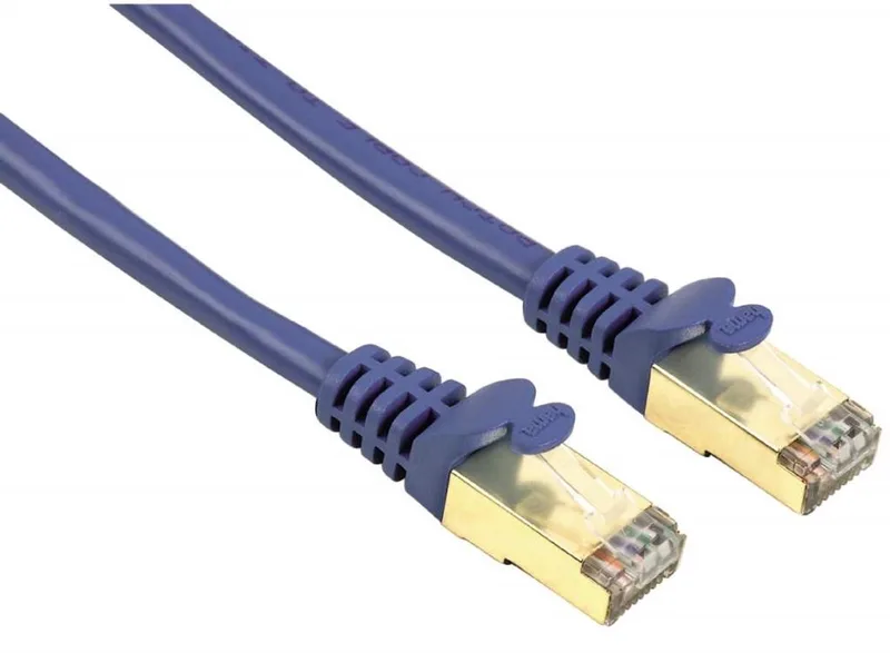Exxter Cat 5e netwerkkabel STP 3m verguld by Hama in Blue – product photo