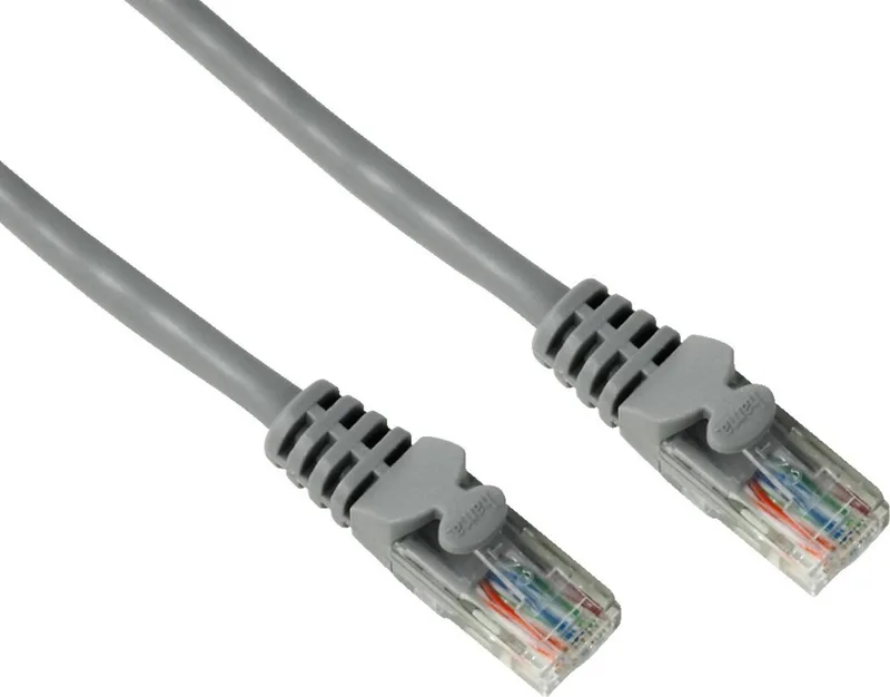 netwerk kabel UTP CAT5e 7.5 meter van Hama in Grijs – productfoto